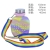 Outdoor Silicone Camouflage Water Cup Drop-Resistant Gift Kettle Gift Shoulder Strap Deratization Decompression Water Bottle