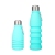 Sports Cup Soft Silicone Folding Sports Bottle Outdoor Portable Stainless Steel Cover Running Cup