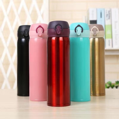 New Stainless Steel Thermos Cup Bullet Cup Children's Extra Long Thermal Insulation Men and Women Student Portable Large Capacity Cup