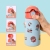 with Straw Cup Drop-Proof and Portable Cartoon Large Capacity Boy and Girl Student Water Cup Thermos Cup Cute Water Bottle Super Cute Girl