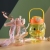 New Children's Cups Small Yellow Duck Big Belly Straw Plastic Cup Large Capacity Cartoon Summer Student Strap Kettle H