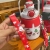 New Children's Christmas 304 Warm-Keeping Water Cup Cute Santa Claus Double Drink Drool Cup Big Belly Cartoon Christmas Cup