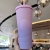 Layer Plastic Sippy Cup Hot Gradient Cup Creative Large Capacity Tie Hand