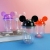 New Double-Layer Plastic Straw Cup High-Looking Mickey Ears Duck Egg Ice Cup Cross-Border Hot Selling Student Water Cup