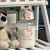 Good-looking Plastic Sippy Cup Summer Student Cute Water Glass Ins Style Girl Plastic Cup Little Stupid Bear Tumbler