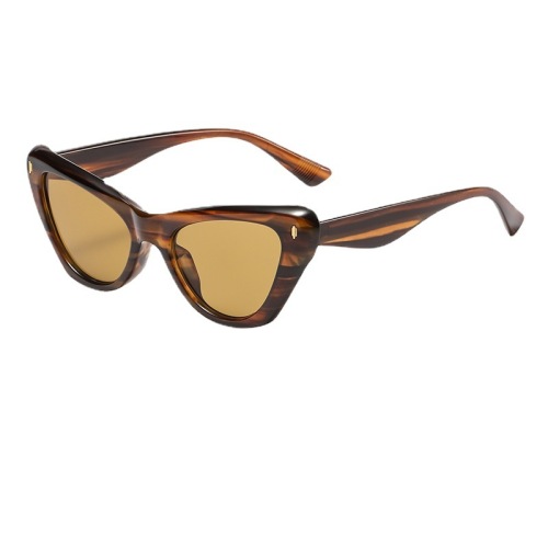 photo sunglasses for couples european and american retro color frame sunglasses women‘s trendy personal influencer cat‘s eye glasses