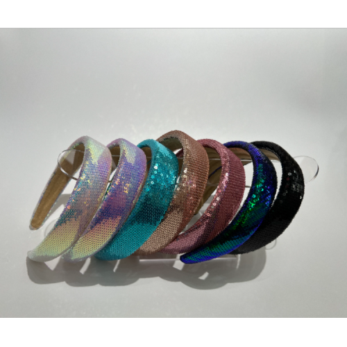 个性亮片头箍超闪轻奢风头箍 高颅顶小众设计高级黑时尚潮流女