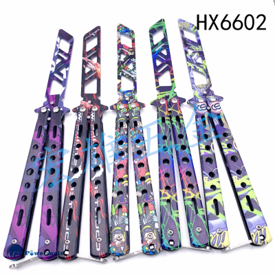 Butterfly Knife Flail Knife Butterfly Free-Swinging Knife Flail Knife Practice Knife Training Knife Toy Flail Knife