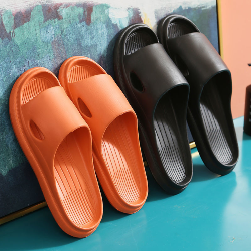 2024 new home slippers for women summer non-slip shit feeling home sandals couple bathroom slippers wholesale