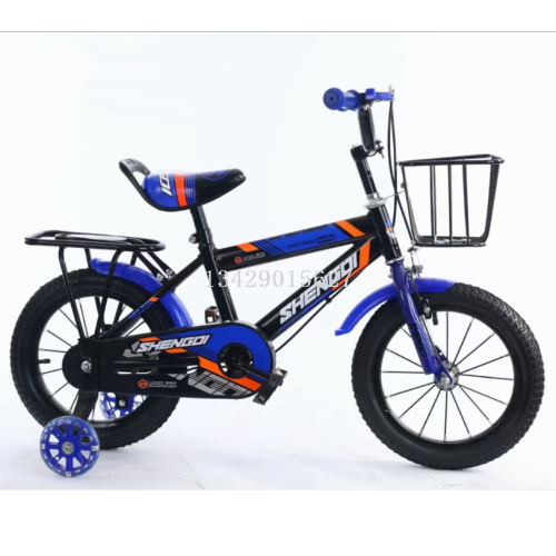 children‘s bicycle recommend 2024 stroller boys style 3-7 years old size complete with front bicycle basket rear seat training wheel