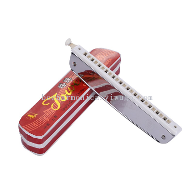 24-Hole Tower Brand Chromatic Scale Harmonica Travel Gift Unique Tower Brand Price Excellent Quality Toy