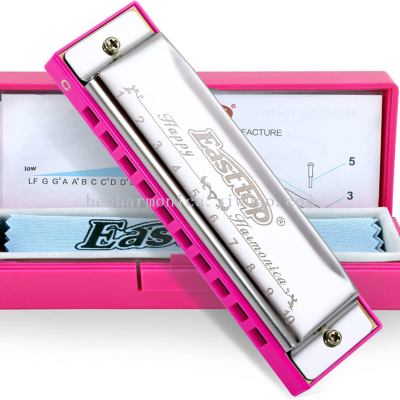 Wholesale Educational Musical Instrument Harmonica with Colorful Appearance for Kids as Present and Gift.