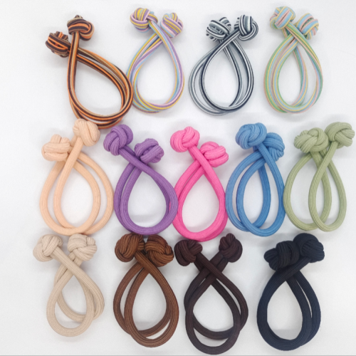 vigorous girl dragon fruit color hair band high ponytail chinese knot hair rope sweet hair tie hair rope thick and durable