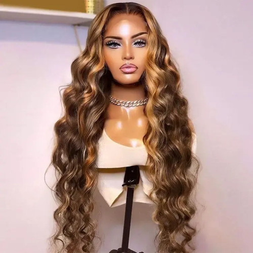 100% Real Human Hair Front Lace Headgear