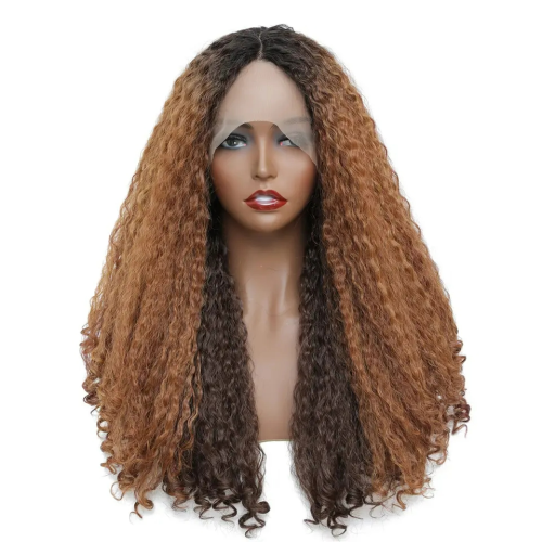 wavy front lace wig