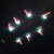 Factory Supply New Christmas Led Candy Crutch Headband 7 Bulb Luminous Necklace Party Holiday Gift