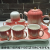 Ceramic Cup Coffee Cup Jingdezhen Ceramic Pot Cold Water Bottle European Water Containers 1 Pot 6 Cups 1 Tray Coffee Set Set