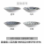 Japanese Style Tableware Jingdezhen Ceramic Tableware Parts Binaural Disc Hand Painted Tableware Parts Binaural Square Plate