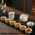 Jingdezhen Ru Ware Tea Set Big Collection Ge Kiln Ceramic Pot Kung Fu Tea Set Kung Fu Cup Teapot Set