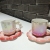 Jingdezhen 1 Cup 1 Dish 2 Cups 2 Plates 6 Cups 6 Plates Coffee Set Set Ceramic Cup Gradient Coffee Cup