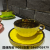 Jingdezhen Ceramic Coffee Set Set Large Cup Saucer Coffee Cup 220 Ml Ceramic Cup Bow Coffee Cup