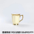 Jingdezhen Royal Single Cup Sweeping Gold Glaze Ceramic Cup Milk Cup Coffee Cup Handle Water Cup Kitchen Supplies