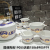 Jingdezhen Ceramic Soup Pot Set Ceramic Soup Bowl Ceramic Spoon Dual-Sided Stockpot Kitchenware Supplies