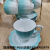 Jingdezhen Ceramic Cup Coffee Cup 6 Cups 6 Saucers Coffee Cup Set Gradient Craft