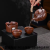 Warm Tea Stove Jingdezhen Ceramic Travel Tea Set Teapot Set Ceramic Pot Kung Fu Tea Set