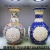 Jingdezhen Ceramic Vase Small Vase Handmade Hollow Vase Living Room Decoration Study Decoration Crafts