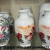 Jingdezhen Ceramic Vase Small Vase Handmade Colored Glaze Hand Painted Vase Living Room Decoration Study Decoration Crafts