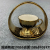 Creative Coffee Cup Jingdezhen Coffee Coffee Cup and Saucer 6 Cups 6 Saucers Coffee Cup Set Gold-Plated Coffee Cup Gift Box Packaging