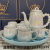 Jingdezhen Ceramic Cup Milk Cup European Water Containers British Style Coffee Cup Teapot Set with Tray