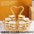 Jingdezhen Ceramic Cup Coffee Cup Milk Cup Cold Water Bottle European Style Flower Cup with Shelf Love Cup