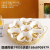 Jingdezhen Dried Fruit Tray Dim Sum Plate Snack Plate Storage Tray Coffee Cup Kitchen Supplies