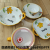 Jingdezhen Ceramic Tableware Parts Hand Painted Relief Three-Dimensional Tableware Noodle Cup Binaural Soup Bowl Ceramic Bowl
