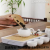 Jingdezhen Ceramic Tea Set Suit Travel Tea Set Quick Cup Tea Cup Suit Kung Fu Teaware Gifts Tea Set