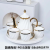 Jingdezhen Ceramic Water Set Suit Teapot Suit Kitchen Supplies European Coffee Cup