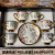 Jingdezhen 6 Cups 6 Plates Coffee Set Set Kitchen Supplies Color Glaze Coffee Set Gold Plated Coffee Set