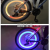 Bicycle Air Valve Light Vibration-Sensing Hot Wheels Colorful Air Tap Light Mountain Bike Fixture and Fitting Night Riding Flash Light