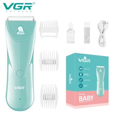 VGR V-150 low noise washable baby hair clipper professional electric cordless hair trimmer for baby