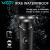 VGR V-319 triple rotary heads waterproof IPX6 beard trimmer rechargeable electric shaver razor for men with LED display