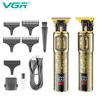 VGR V-073 T 9 Vintage Hair Cut Machine Barber Clippers Beard Trimmer Professional Electric Hair Trimmer for Men