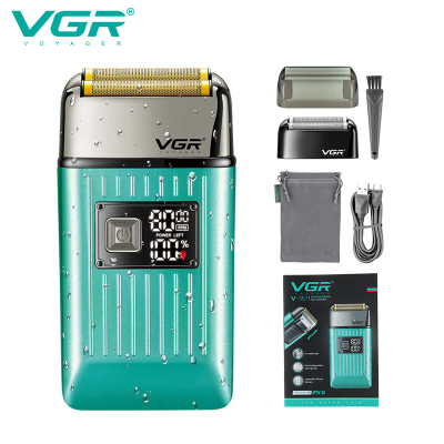 VGR V-357 Men Shaving Machine Waterproof IPX6 Rechargeable Professional Electric Foil Shaver for Bald and Beard