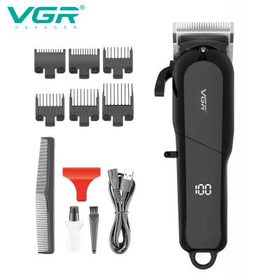 VGR V-118 Barber Hair Cut Machine Electric Rechargeable Cordless Professional Hair Clipper for Men