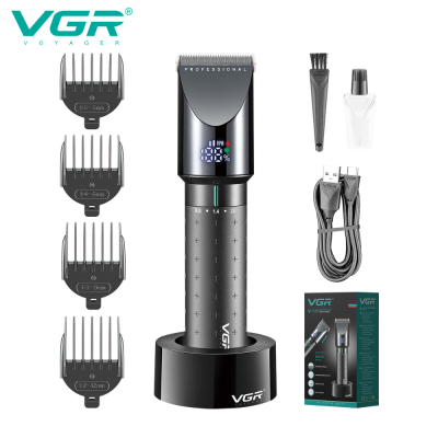 VGR V--698 Hair Cut Machine Barber Clippers Electric Trimmer Professional Hair Clipper for Men Cordless