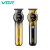 VGR989 oil head carving electric push shear USB rechargeable hair trimmer Large LCD digital display screen Gradual body electric Hair clipper