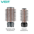 VGR498Cross-Border New Arrival Two in One360°Roll Straight Comb Multifunctional Wet and Dry Hot Air Comb Hair Dryer