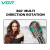 VGR 494 Cross-Border New Product Blowing Combs Straight Comb 2-in-1 Hot Air Comb Traveler Electricity Blowing Combs Comb with Electric Heater