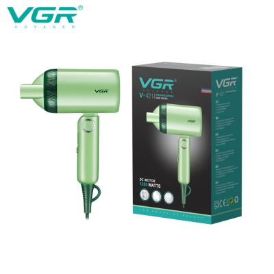 VGR V-421 1200w Fashion Design Hairstyle Corded Household Electric Hair Dryer for Travel